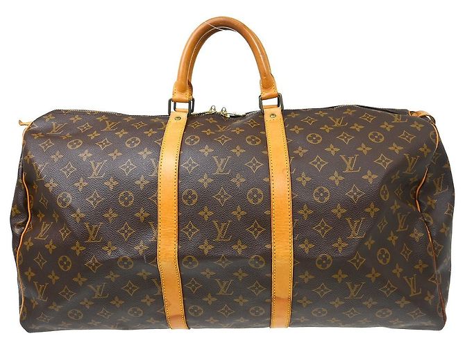 Louis Vuitton Keepall Monogram Canvas 55 Marrom