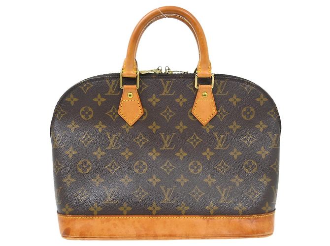 Louis Vuitton Alma Monogram Canvas PM Marrom