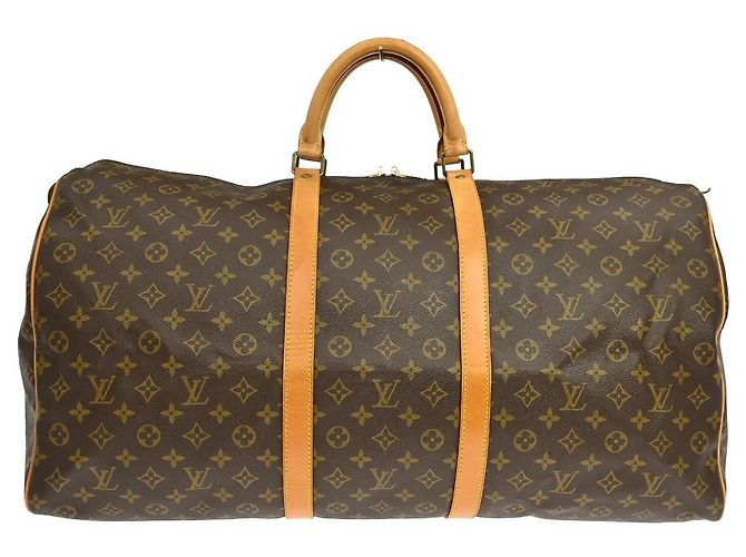 Louis Vuitton Keepall Bag Monogram Canvas 60 Brown