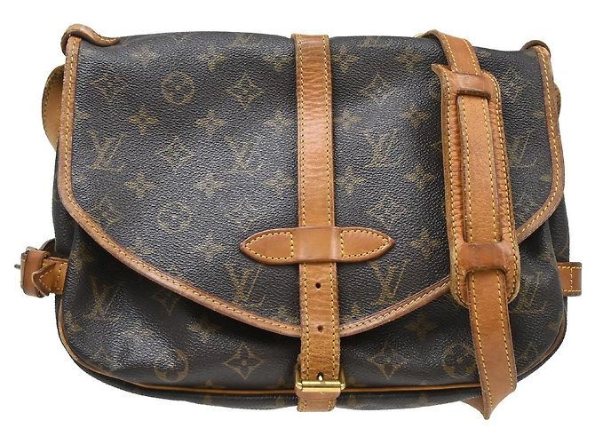 Louis Vuitton Saumur Monogram Canvas 30 Marrom