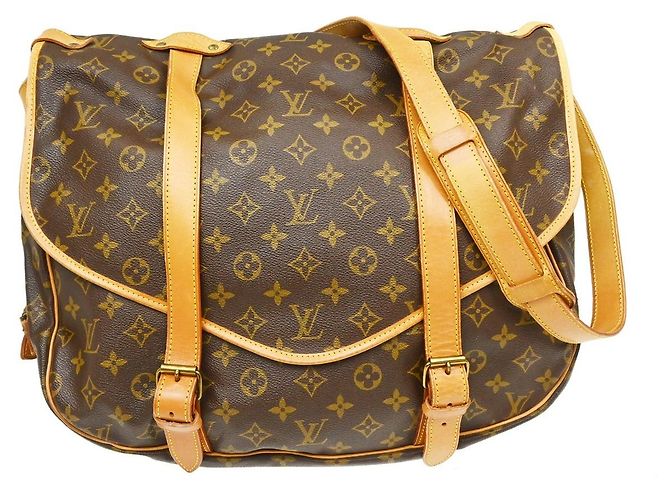 Louis Vuitton Saumur Monogram Canvas 43 Marrom