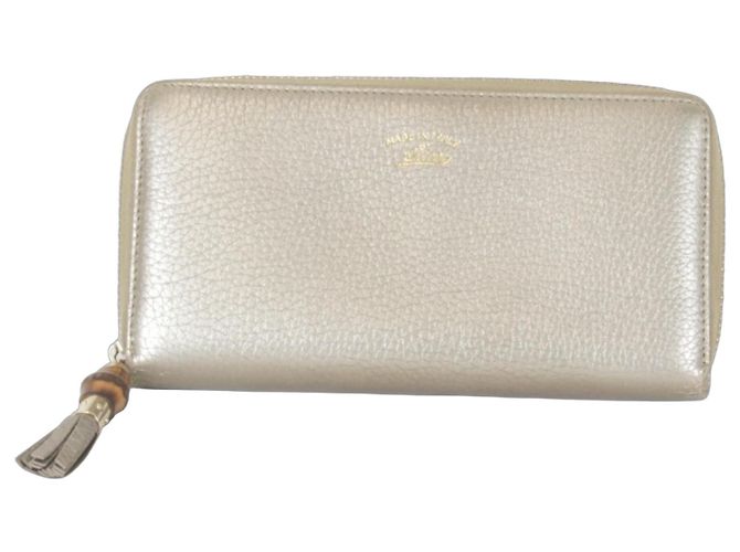 GUCCI Bamboo Tassel Long Wallet