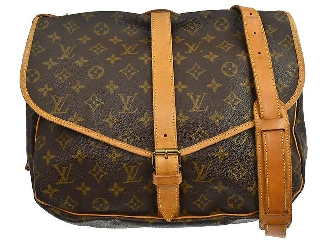 Louis Vuitton Saumur Messenger Monogram Canvas PM Marron