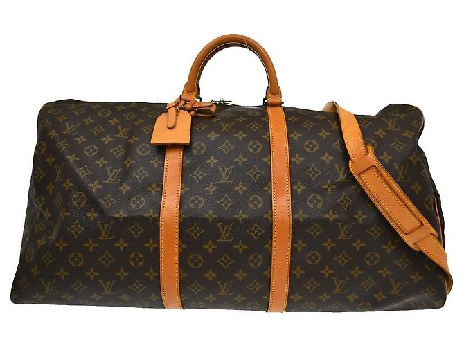 Louis Vuitton Keepall Bandouliere Monogram Canvas 60 Marrom