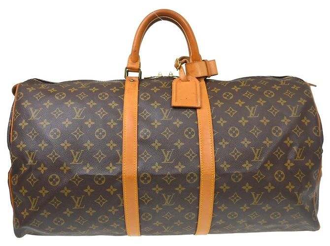 Louis Vuitton Keepall Monogram Canvas 55 Marrom