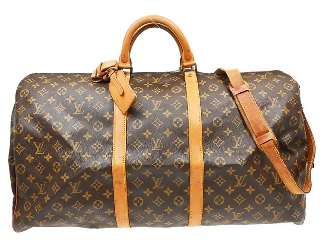 Louis Vuitton Keepall Bandouliere Monogram Canvas 60 Marrom