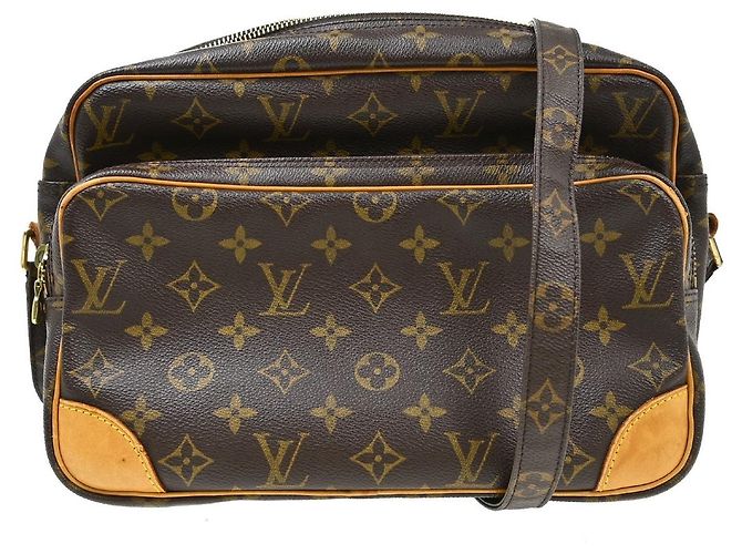 Louis Vuitton Nil Messenger Bag Monogram Canvas 28 Brown