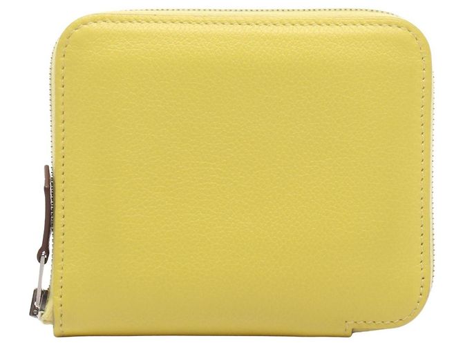 Monedero compacto Azap Hermès Dorado Amarillo