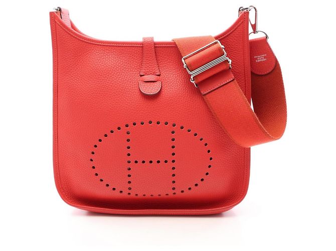 Hermès Sac à main Hermes Evelyne 3 Trois PM Rouge