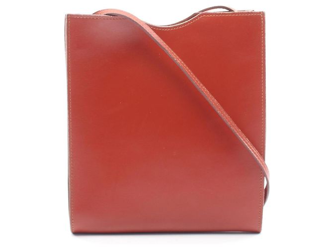 Hermès Bolsa de Ombro Hermes Omenitou Brick Marrom