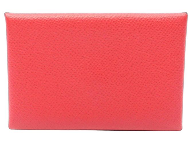 Hermès Monedero Calvi Hermes en rojo Roja