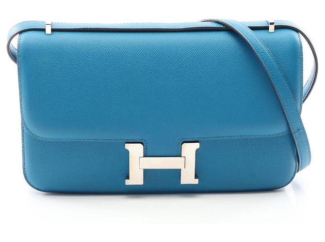 Hermès Bolsa de ombro Hermes Constance 3 Elan Azul