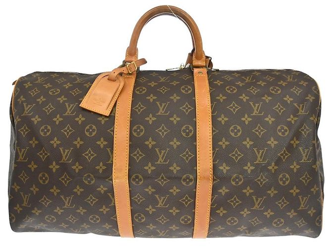 Louis Vuitton Keepall Monogram Canvas 55 Marrom