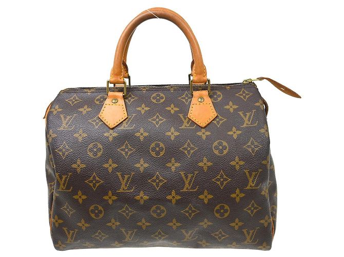 Bolsa Louis Vuitton Speedy Monogram Canvas 30 Marrom