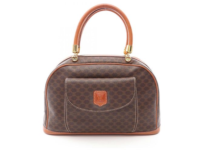 Céline Bolsa Celine Macadam Marrom