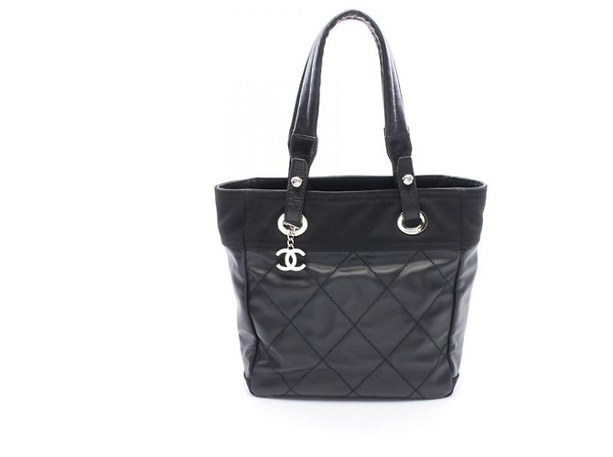 Sac cabas Chanel Paris Biarritz PM Noir