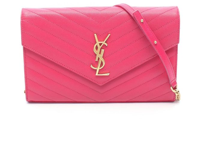 Borsa a Spalla Yves Saint Laurent Cassandra Classic Rosso
