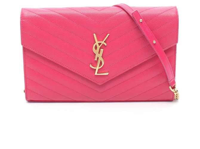 Sac à bandoulière Yves Saint Laurent Cassandra Classic Rouge 
