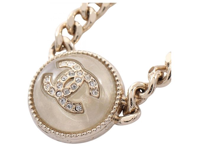 Timeless Collana Chanel Coco Mark Circle D'oro 