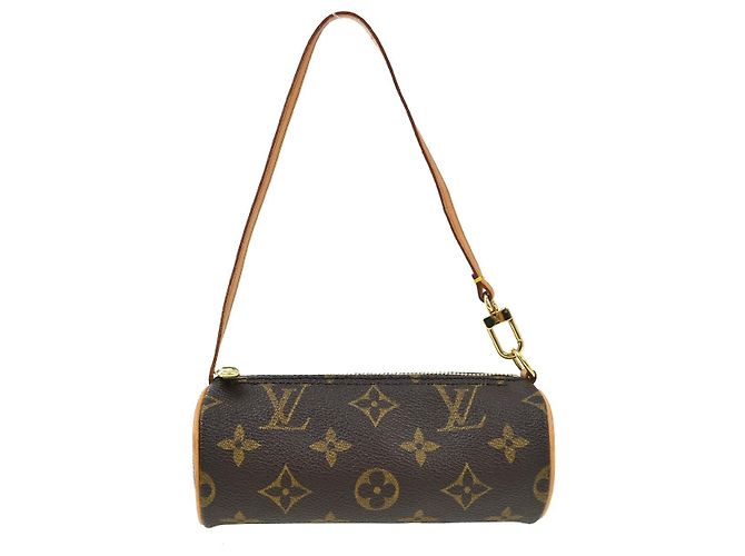 Louis Vuitton Papillon Pochette Monogram Canvas Mini Marrone