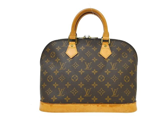 Louis Vuitton Alma Monogram Canvas PM Marrone