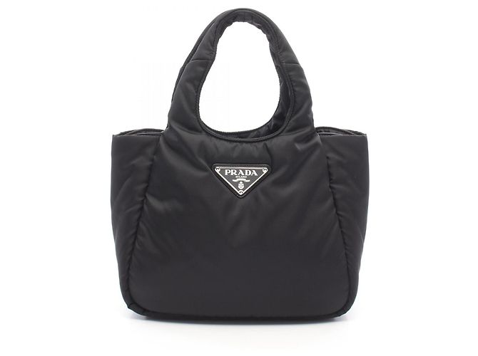 Prada PRADA Borsa imbottita piccola Re-Nylon Nero