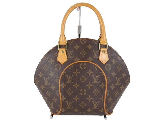 Sac à main Louis Vuitton Ellipse MM Marron