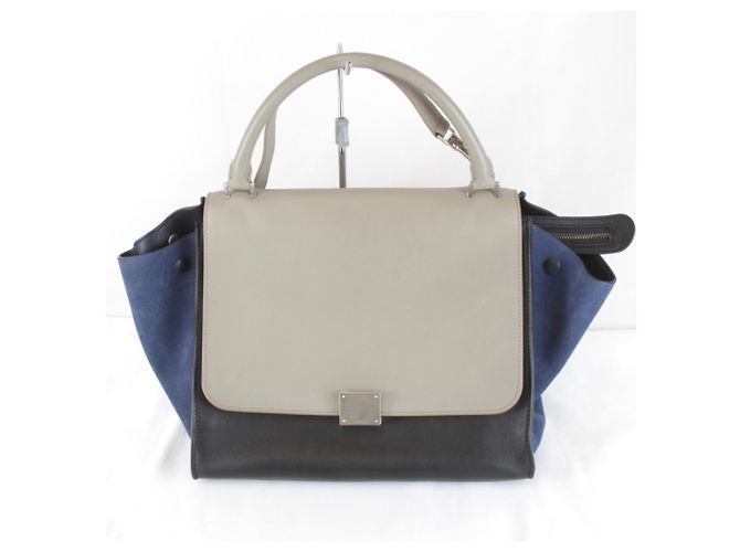 Céline Bolsa de ombro CELINE Trapeze em cinza Marrom