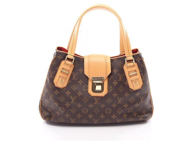 Bolsa Louis Vuitton Greet Marrom Monograma