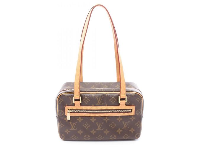 Bolsa de Ombro Louis Vuitton Cite MM Monogram Marrom Monograma