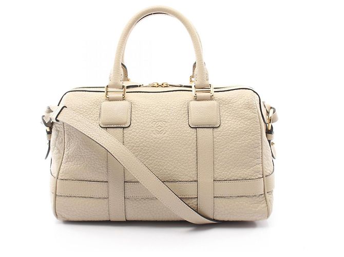 Bolsa 2-Way Loewe Paseo em couro bege
