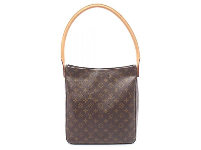 Borsa a Spalla Louis Vuitton Looping GM Marrone