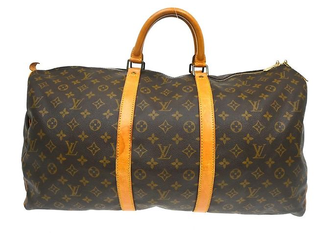 Louis Vuitton Keepall Bag Monogram Canvas 55 Brown