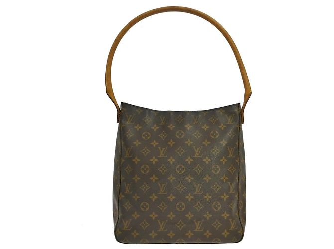 Bolsa Louis Vuitton Monogram Looping Monogram Canvas MM Marrom
