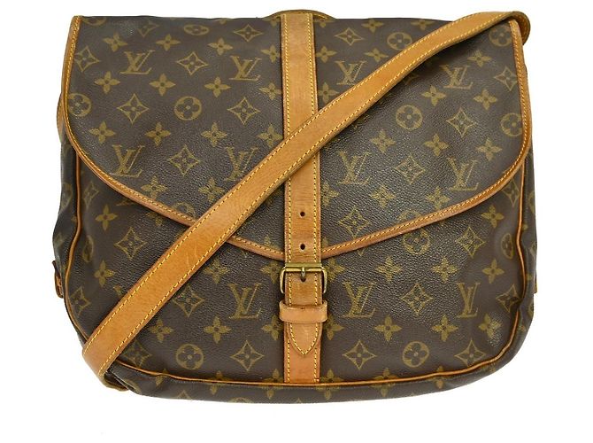 Louis Vuitton Saumur Messenger Monogram Canvas PM Marron