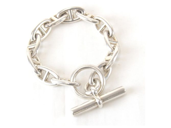 Hermès Hermes Chaine d'Ancre GM Bracciale Charm Argento