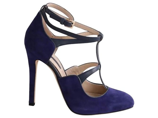Elie Saab Blaue Absätze