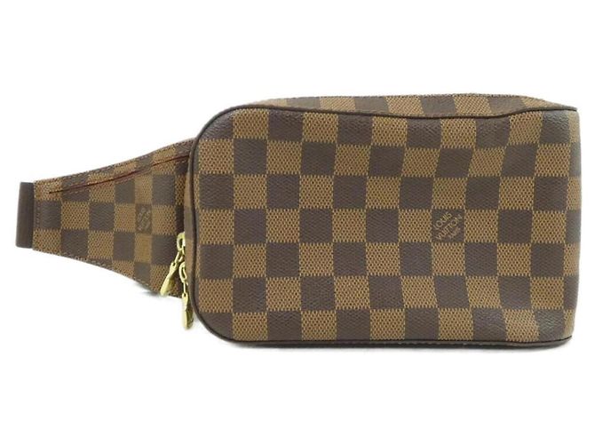 Bolsa de Ombro Louis Vuitton Damier Geronimos Damier ebene