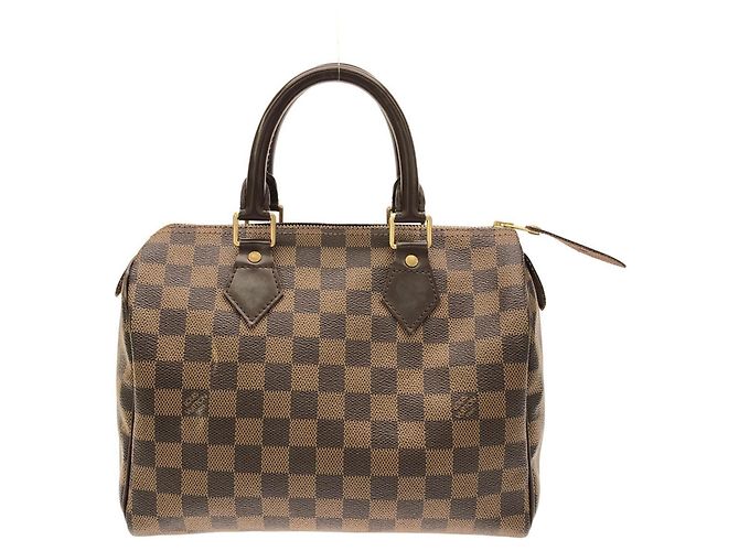Bolsa Boston Louis Vuitton Damier Speedy 25cm Damier ebene