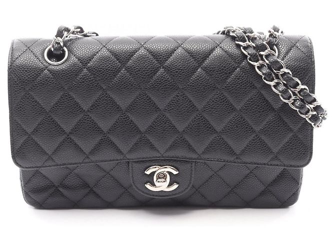 Borsa a Spalla Chanel Matelassé Double Flap Nero