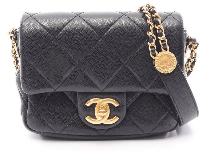 Borsa Chanel Matelassé Mini Flap Nero