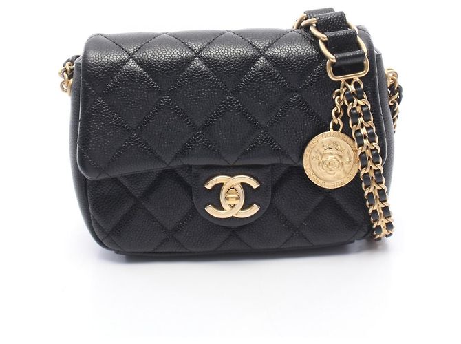 Borsa a Spalla Chanel Mini Matelassé Nero