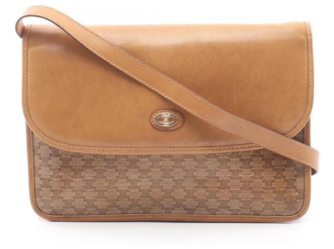 Céline Bolsa de Ombro Celine Triomphe Bege