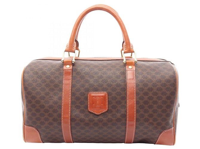 Céline Sac cabas Celine Macadam Marron