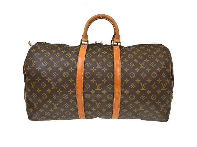 Louis Vuitton Keepall Monogram Canvas 55 Marron