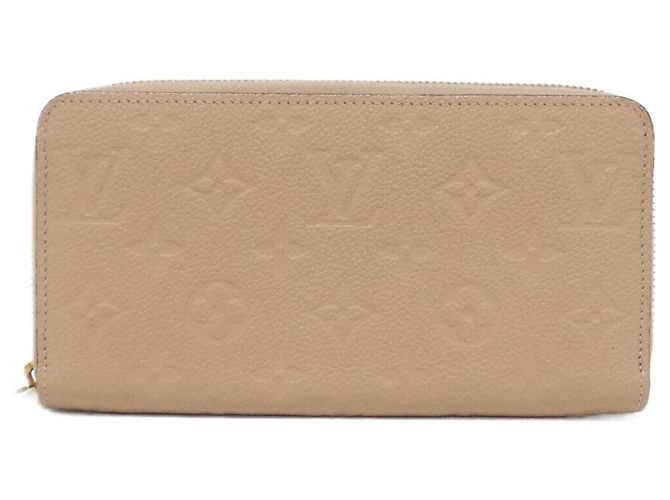 Portafoglio Zippy Monogram Empreinte Louis Vuitton Taupe