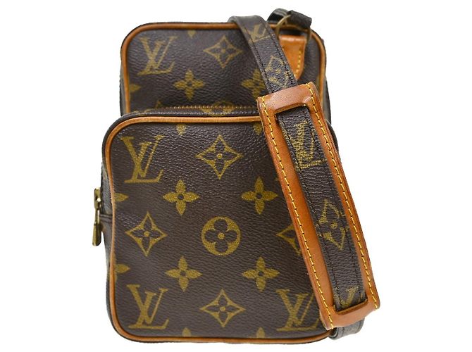 Sac Louis Vuitton Amazone en toile Monogram Mini Marron