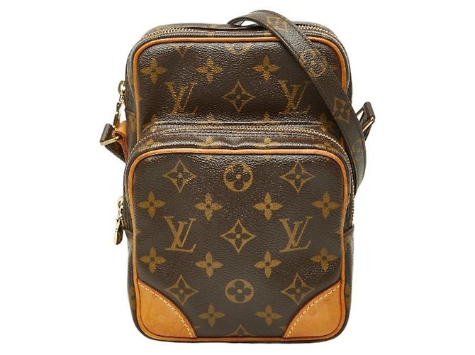 Bolsa de Ombro Louis Vuitton Monogram Amazon Marrom Monograma