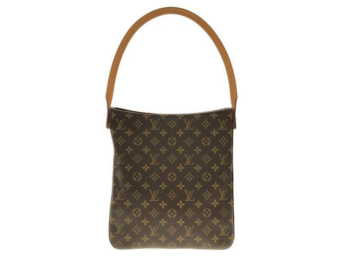 Borsa a Spalla Louis Vuitton Monogram Looping GM Marrone
