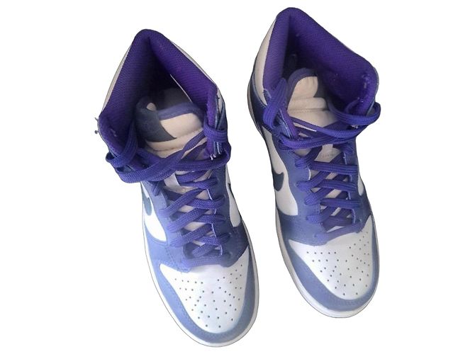 Nike Dunk High Sneaker Weiß Blau